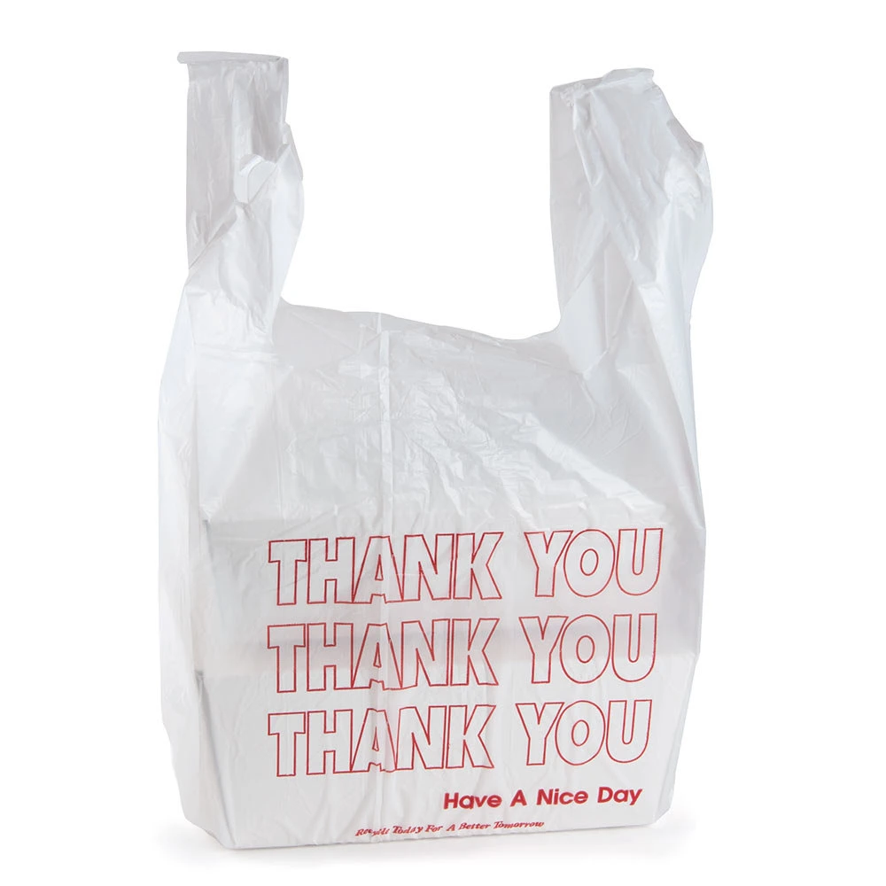 Wholesale Restaurant Food Package Take-out Bag Factory Price Color Printing Customization Compostable Shopping Vest Carry Bag Biodegradable HDPE T-Shirt Bag