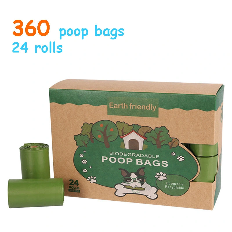 Biodegradable and Compostable Scented Biodegradable HDPE Plastic Doggy Poop Bag Pet Bag Pet Waste Bag Food Tray Liner Nappy Bag Cat Liner Dog Waste Bag