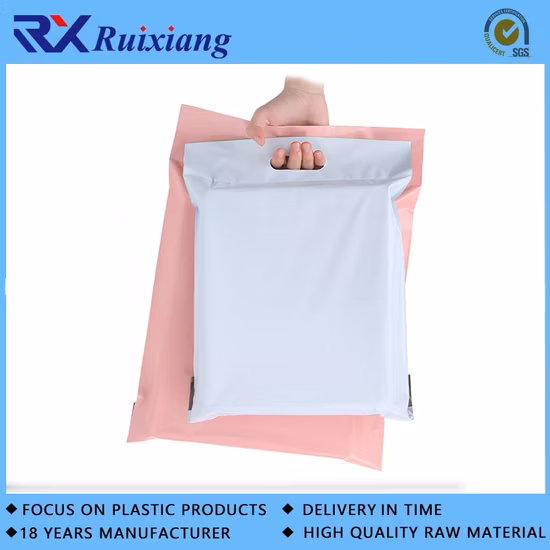 Benutzerdefinierte Logo-Farbe, biologisch abbaubare Kunststoff-Poly-Mail-Express-Versandtasche, Kleidungsumschlag-Post-Versandtasche