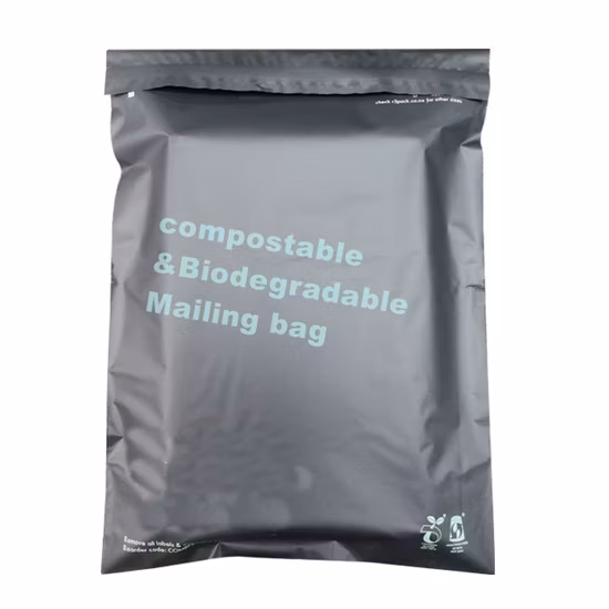 Aus Maisstärke hergestellter, biologisch abbaubarer und kompostierbarer Kurierversand-Verpackungsbeutel